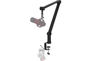 IXTECH Microphone Arm for Rode Shure Sm7b Blue Yeti, Gaming Microphone Holder, Table Microphone Stand for Universal Studio Mic, Podcast Streaming, Microphone Boom Arm, Elegance Model
