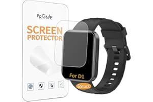 Frgnie Pellicola protettiva compatibile con Ruimen, Dakofied D1 Smartwatch da 1,85" (6 pezzi) HD flessibile TPU, custodia protettiva per display senza bolle