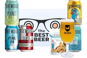 Beer Hunter Brewdog Gift Set with Brewdog Glass - 5 Can Pack