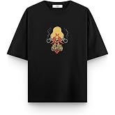 Overoz Bugs Bunny Yosemite Sam Baskılı Yarı Oversize T-shirt 1155