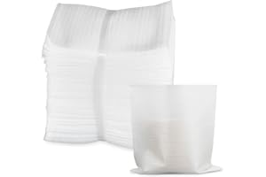 GAOUTO 100 piezas de lámina de espuma: 30 x 30 cm material de embalaje, película de burbujas, material de mudanza de espuma, bolsa de espuma, embalaje de lámina de espuma para embalaje de vidrio, vajilla,