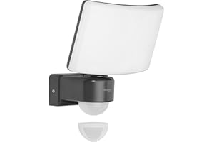 Oktaplex Lighting Projecteur LED avec détecteur de mouvement extérieur Cali Motion 30 W | Projecteur mural extérieur IP65 anthracite 3 000 K blanc chaud avec fonction maître