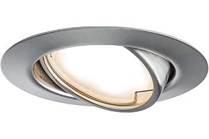 ‎PAULMANN Paulmann Einbauleuchte LED LED 5W 93414 Base Eisen (gebürstet)