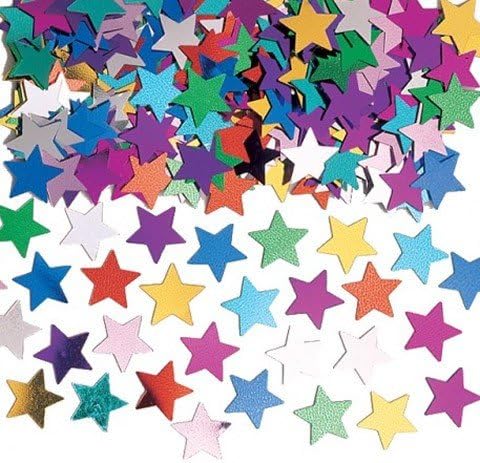 Multi Colour Star Table Confetti