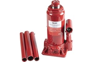 Start Bouteille hydraulique Crick 6T - Soulevable de 18,5 cm à 35,5 cm | Compact et Robuste pour Les urgences et la Maintenance