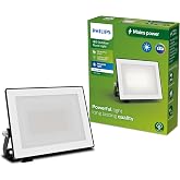 PHILIPS Lois Floodlight LED Outdoor without Motion Sensor 1800lm Black | 20W, 3000K, Efficient, Daylight White, Powerful Ligh
