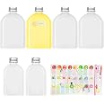 Yetene Leere Kunststoffflaschen 473 Ml – 10 Stück Wiederverwendbare, Auslaufsichere Becher Für Wasser, Saft & Smoothies, Bunt
