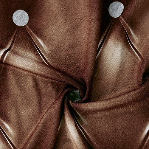 Anself Stretch Stuhlbezug Stuhlhusse mit 3D gedruckten Kunstleder Muster - 7