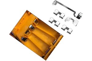 XBERSTAR Komora baterii, element stykowy kompatybilny z FLUKE 187 multimetrem, płyta stykowa baterii, część zamienna