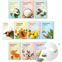 MASK ON] Masque visage coréen (10 EA) – Masque Essentiel Hydratant ...