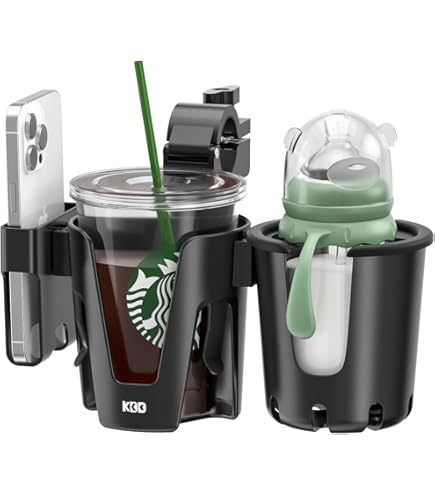 Cybex 2-in-1 bekerhouder voor jogger Pushchair AVI, mobiele telefoon en flessenhouder, zwart : CYBEX