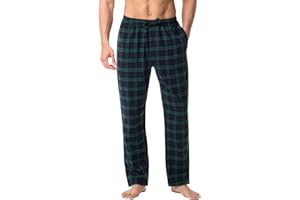 LAPASA Pantalon de Pyjama Homme Chaud Bas de Pyjama & de Détente Maison Automne/Hiver 100% Flanelle de Coton M39