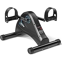 Aidapt Foldable Pedal Exerciser – Low Impact Arm & Leg Bike, LCD Display, Adjustable Resistance, Quiet, For Rehab