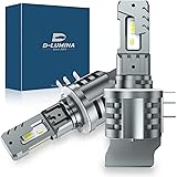 D-Lumina Lampadina H15 LED Canbus 100W 12000lm Kit Conversione Lampada Per Auto 6500K Chip Seoul CSP, 2 pezzi
