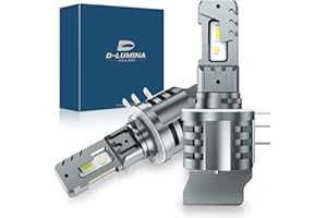 D-Lumina H15 Bombilla LED para faros delanteros Canbus sin errores 40 W + 10 W (luz diurna) 12000 lm Auto Car Lamp Lights Conversion Bombilla 6500 K - 2 años de garantía (2 piezas)