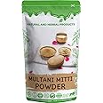Multani Mitti Powder for Face Pack/Skin Whitening/Evens Skin Tone/Herbal Hair Thicker & Stronger for Men and Women/Bentonite Clay/Fuller's Earth Clay/Dark Circle/Pure/Herbal(100 Gram)