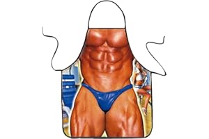 VemeFufu Tabliers de Etanche pour cuisine - Tablier drôle et sexy pour femmes hommes - Tablier pour Barbecue Fête - Tabliers de Oktoberfest - Tabliers de Idée Cadeau D'anniversaire de Noël pour Amis