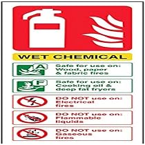 Vsafety 11003 Ac-s Cartello Estintore, Schiuma Spray ID Non