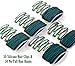 SCHOOL HAIR ACCESSORY BUNDLE: 80 PIECE BULK PACK of Green School Hair Accessories For Girls. Includes 30 Snap Hair Clips and 50 No-Pull Elastic Hair Bands. Save Over 60% On High Street Prices. Available In Different Colours.