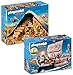 Produktbild PLAYMOBIL® Set 5386 Pyramide & 5390 Römische Galeere