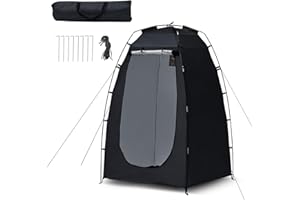 LEMROE Tenda da spiaggia con borsa per il trasporto, impermeabile, tenda da doccia, per il campeggio, zaino all'aperto, pop-up