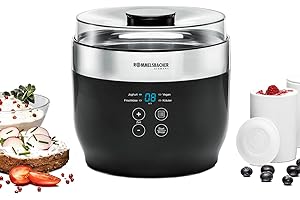 Rommelsbacher Jg 80 Jona Jogurtownica, Czarny/Srebrny, 20W 230V