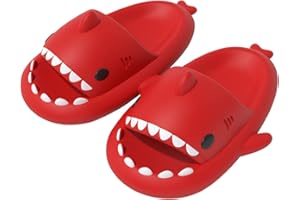 Dihope Ciabatte Squalo Donna Uomo Ciabatte Estive Comode Morbide Sandali Ciabatte Mare Antiscivolo Pantofole da Casa Piscina Spiaggia Originali Carine Shark Slippers Slides