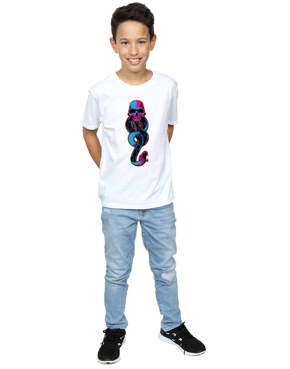 Harry-Potter-Jungen-Neon-Dark-Mark-T-Shirt