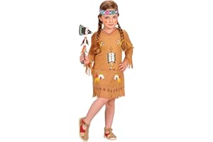 CARTOON Costume carnevale Indiana travestimento per bambini vestito e fascia