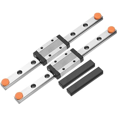 Lot de 2 tiges linéaires de 8 mm x 450 mm avec boîtier durci chromé pour imprimante 3D, bricolage, CNC – Tolérance métrique H8 Lot de 2 tiges linéaires de 8 mm x 450 mm avec boîtier durci chromé pour imprimante 3D, bricolage, CNC – Tolérance métrique H8