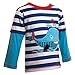 Younger Boys Whale Striped T-Shirt - Stripe - 6/12 Months