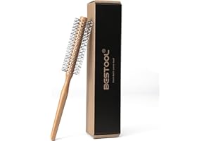 BESTOOL Mała Okrągła Szczotka do Krótkich i Średnich Włosów, Profesjonalna do Suszenia, Stylizacji, Prostowania i Lokowania