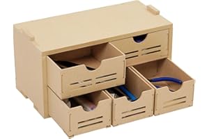 Bucasso Estante de Almacenaje de Herramientas para Modelismo, Cajón de Almacenaje para Herramientas y Piezas de Modelismo, para Herramientas de Tamiya Gundam, GK2