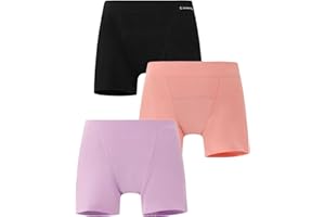 INNERSY Bielizna dziewczęca, bokserki bawełniane, majtki dla nastolatków w wieku 8-16 lat, 3 sztuki w opakowaniu