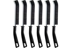 Okaywork 6pcs Spazzola per la Pulizia Delle Fessure, Spazzola per la Pulizia doccia Delle Fughe con Manico Design, Spazzola pulizia casa per Dettagli, Spazzola Per Doccia, Pavimenti, Bagno e Cucina