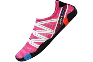 Tolaler Scarpette Scoglio Adulto, Scarpe Scoglio Antiscivolo Spessorate Scarpe da Immersione Robuste e Resistenti ad Asciugatura Rapida (Unisex)/Viaggio/Spiaggia/Nuoto