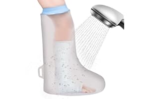 Fasola Protezione Gesso Gamba per Doccia e Bagno, Riutilizzabile Copertura Impermeabile Gesso Gamba per Gamba, Ginocchio, Piede e Alluce Rotti