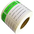 Top label 1.8 x 2 Inch Inventory Label,Inventory Organizer Stickers,Inventory Control Labels,500 Pcs