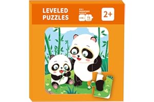 Magnetische Puzzle ab 3 4 5 Jahre für Kinder, Jisrcha Magnet Rahmenpuzzle, 73 Stück 4-in-1-Tier Magnet Puzzle für Flugzeug & Autofahrt Reisen Kinder, Spielzeug für Jungen und Mädchen (A)