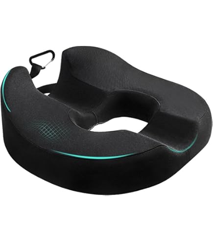Cuscino Memory Foam Ergonomico Per Sedia - Allevia Dolori Schiena, Coccige, Anca Per Ufficio, Auto, Gaming