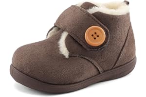 MK MATT KEELY Scarpe Invernali da Bimbo Caldi Stivaletti Neonato in Peluche Unisex-Bambini 1-4 Anni