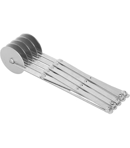 Tagliapasta In Acciaio Inox 18/10 Per Pasticceria, Lame Curve Resistente