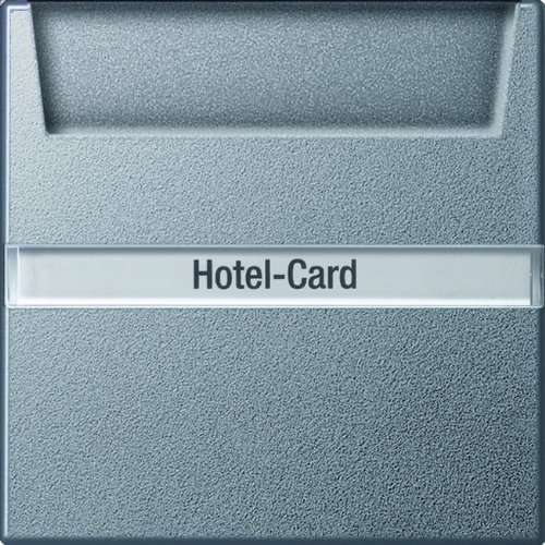 Preisvergleich Produktbild Gira 014026 Hotel Card Taster Beschriftungsfeld System 55, alu