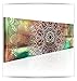 Produktbild Wandbilder Mandala- SENSATIONSPREIS 120x40 cm - 1 Teilig | Leinwandbilder | Vlies Leinwand | Bilder | Wand | Bild | Wandbild | Kunstdruck | Wanddeko | Zen psytrance Kunst | DKA0042a1PS
