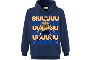 Xpialong Kids NO.7 Footbal Hoodie Youth Cotton Jumper Inspired Ronaldo Fans Football Hoodie