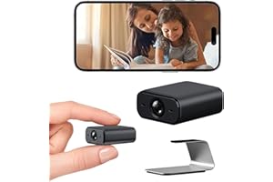 RUOVXWU Spy Hidden Camera, WiFi Mini Camera 2K HD Security Indoor Pet Camera, Wireless Indoor Cam with Night Vision, Motion Detection, Real-Time Video/Cloud&SD Storage for Home Surveillance, App Alerts