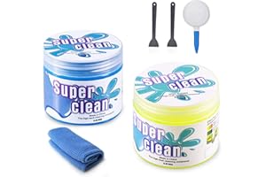 O-Kinee Gel Pulizia Tastiera, 2 pcs Riutilizzabile Rimuovere Rapidamente Polvere, Sporco e Batteri per Tastiere, Computer, Sfiato dell'automobile, Calcolatrici (2 pezzi)