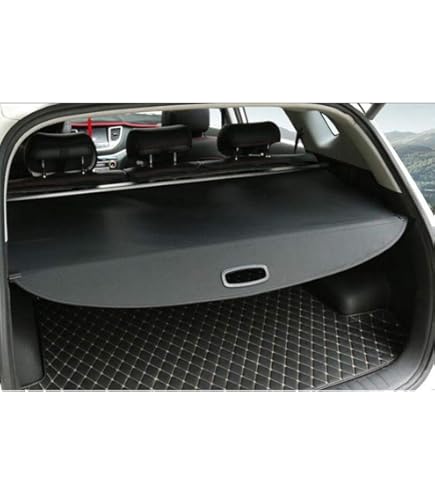 WSCDMCC Car Retractable Rear Trunk Parcel Shelf For Skoda Octavia Travel Edition 2016-2019, Cargo Cover Luggage Shade Shield Privacy Protective Decoration Accessories
