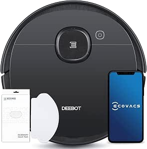 ECOVACS DEEBOT OZMO 950 Care robot aspirapolvere con funzione di pulizia +  50 panni per la pulizia: robot aspirapolvere con navigazione intelligente,  Google Home, Alexa, app, nero : Amazon.it: Casa e cucina