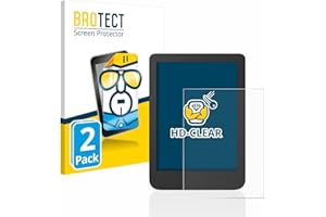 BROTECT 2 Stück Schutzfolie für Tolino Shine 4/5 / 5 Color 2024 Displayschutz Folie Made in Germany, Ultra-Klar